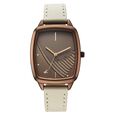 Fastrack Wild Quartz Analog Brown Dial Brown Stainless Steel Strap Watch For Girls
