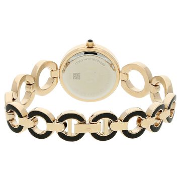 Titan Quartz Analog Black Dial Metal Strap Watch for Women