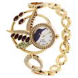 Titan Quartz Analog Mother of Pearl Dial Metal Strap Watch for Women - image number 1