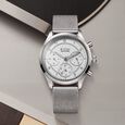Titan Sapphire Multifunction Quartz Analog with Day and Date Blue Dial Leather Strap Watch for Men