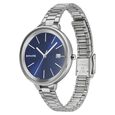 Sonata Quartz Analog Blue Dial Stainless Steel Strap Watch for Women - image number 1