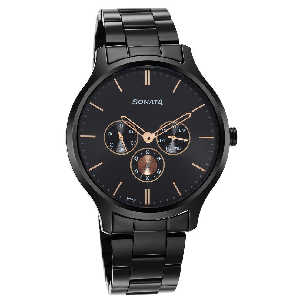 Sonata steel watches deals
