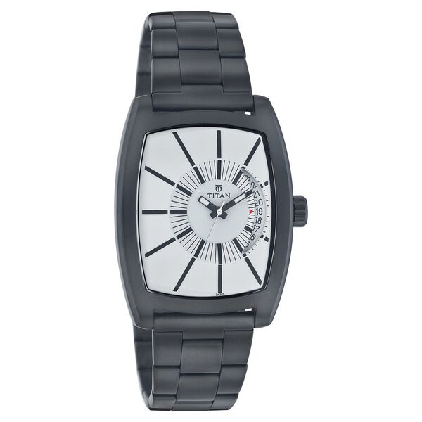 Titan Quartz Analog with Date White Dial Watch for Men - image number 0