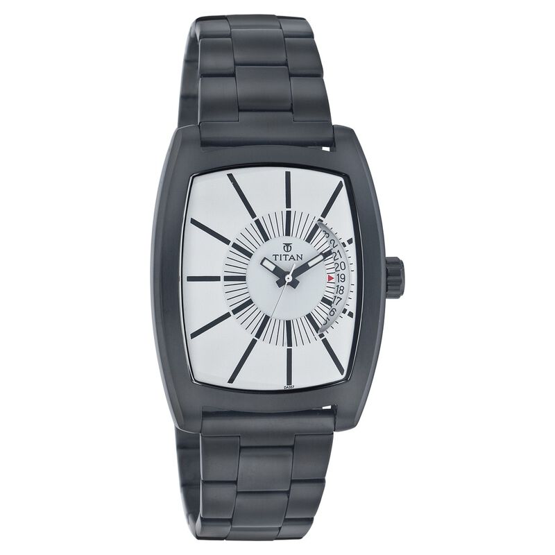 Titan Quartz Analog with Date White Dial Watch for Men