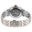 Titan Yin Yang Skeletal Automatic Analog with White Dial Silver and Rose Gold Stainless Steel Strap Watch for Men - image number 5