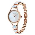 Titan Raga New You Quartz Analog Mother Of Pearl Dial Blue Chalcedony stone strap Watch for Women - image number 3