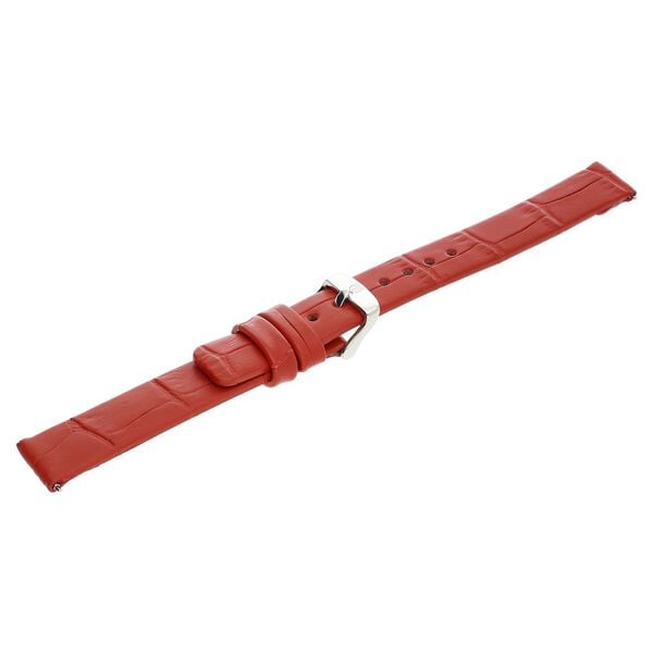 14 mm Red Genuine Leather Strap for Women - image number 3