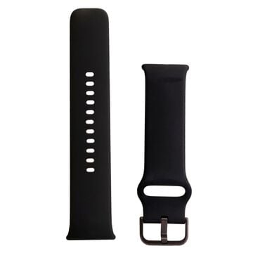 Fastrack 24 mm Black Silicone Strap for Guys