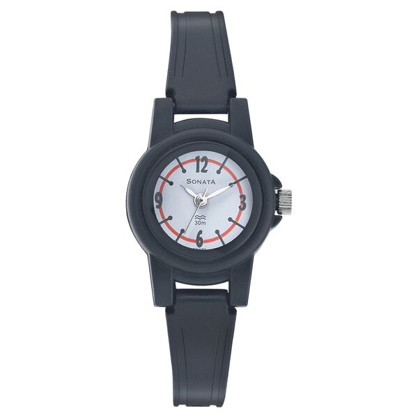 Sonata Quartz Analog Black Dial Strap Watch for Women - image number 0