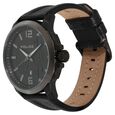 Police Quartz Analog with Date Black Dial Leather Strap Watch for Men - image number 1