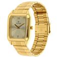Titan Quartz Analog with Day and Date Champagne Dial Stainless Steel Strap Watch for Men - image number 1