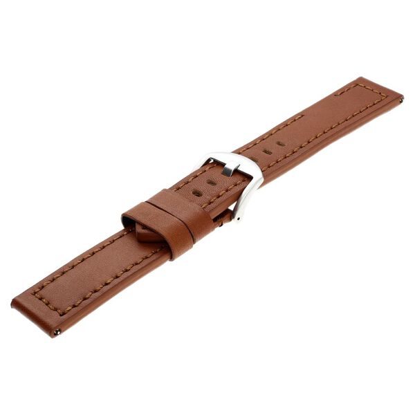 22 mm Tan Genuine Leather Straps for Men - image number 3