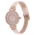 Anne Klein Quartz Analog Mother of Pearl Dial Leather Strap Watch for Women - image number 2