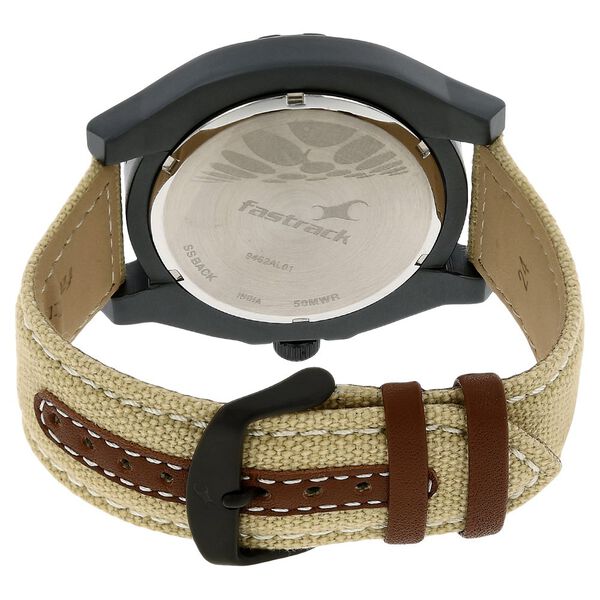 Fastrack Explorer Quartz Analog Blue Dial Canvas Strap Watch for Guys - image number 3