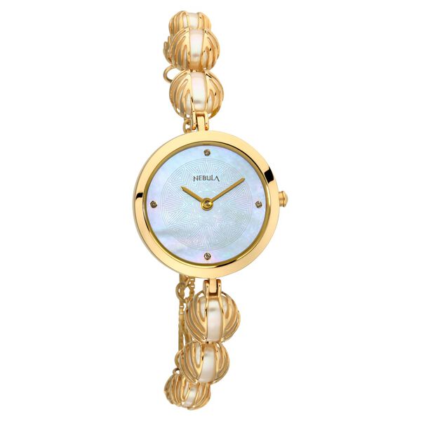 Titan Nebula Ashvi Quartz Analog 18 Karat Solid Gold Watch for Women - image number 0