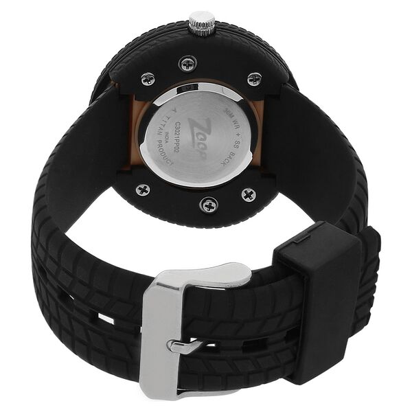 Zoop By Titan Quartz Analog Orange Dial PU Strap Watch for Kids - image number 3