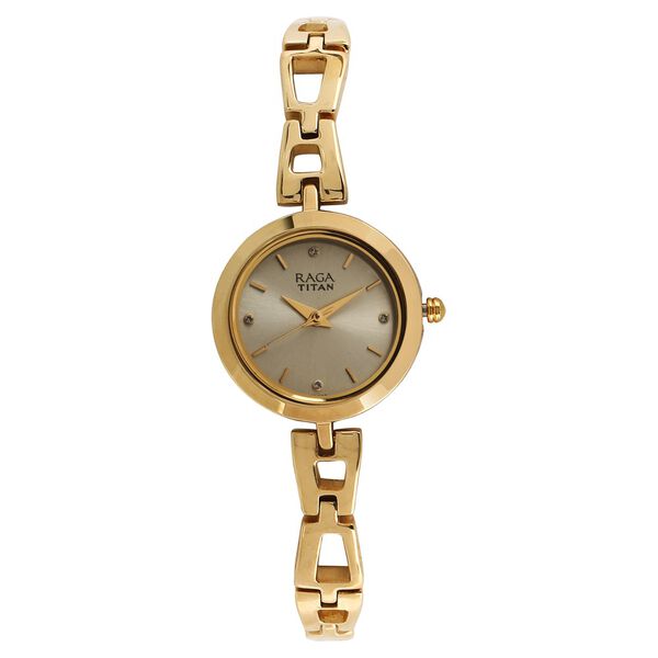 Titan Raga Grey Dial Quartz Analog Metal Strap watch for Women - image number 0