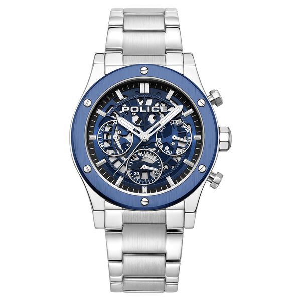 Police Blue Dial Quartz Multifunction Watch for Men - image number 0