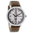 Fastrack Bold Quartz Analog White Dial Leather Strap Watch for Guys - image number 1