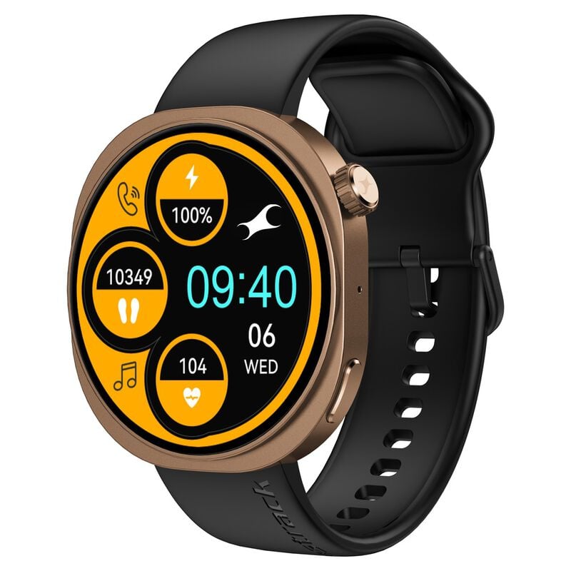 Fastrack Revoltt FR3 Pro Smartwatch with 1.43" AMOLED Display Dynamic 60Hz Refresh SpO2 Sleep Functional Crown IP68