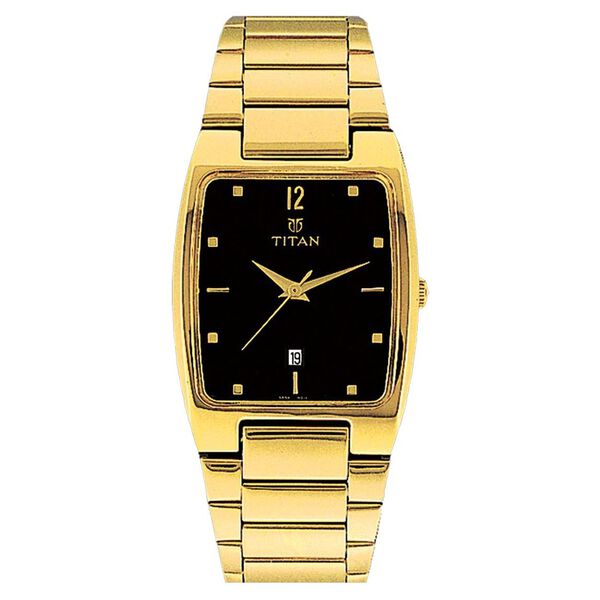 Titan Quartz Analog with Date Black Dial Watch for Men - image number 0