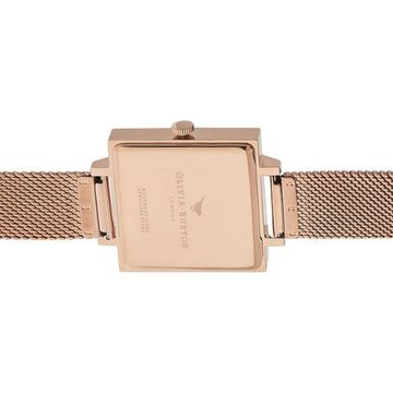 Olivia Burton Quartz Analog Rose Gold Dial Watch for Women