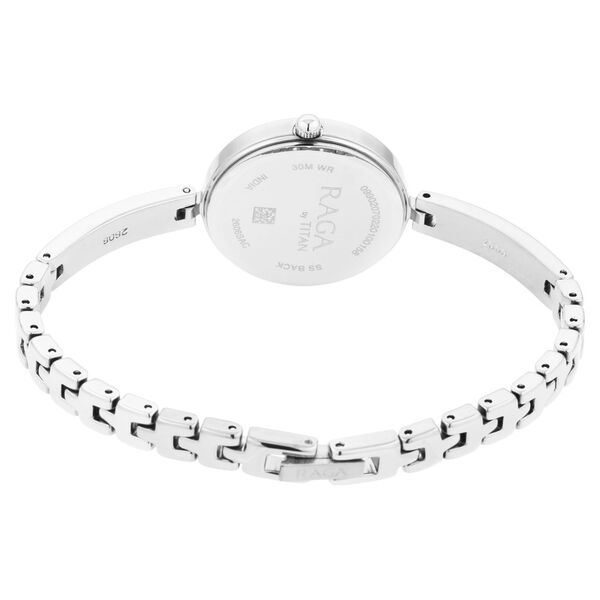 Titan Raga Viva Silver Dial Women Watch With Metal Strap - image number 4