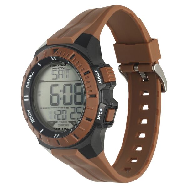 Fastrack Streetwear Digital Dial PU Strap Watch for Guys - image number 4
