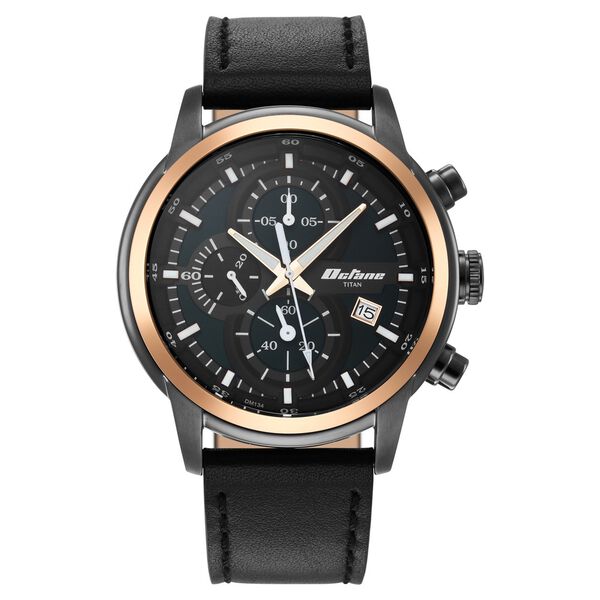 Titan Octane Silver Dial Chronograph Watch for Men - image number 2