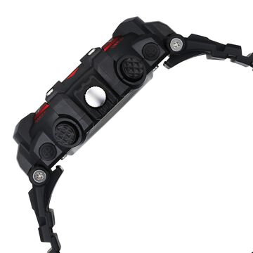 Fastrack StreetStyle Quartz Digital Black And Red Dial Black PU Strap Unisex Watch