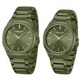 Kenneth Cole Kenneth Cole Quartz Analog Green Dial With Green Stainless Steel Strap Watch for Couple - image number 1