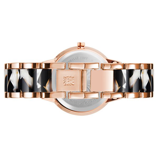 Anne Klein Quartz Analog Black Dial Metal Strap Watch for Women - image number 2