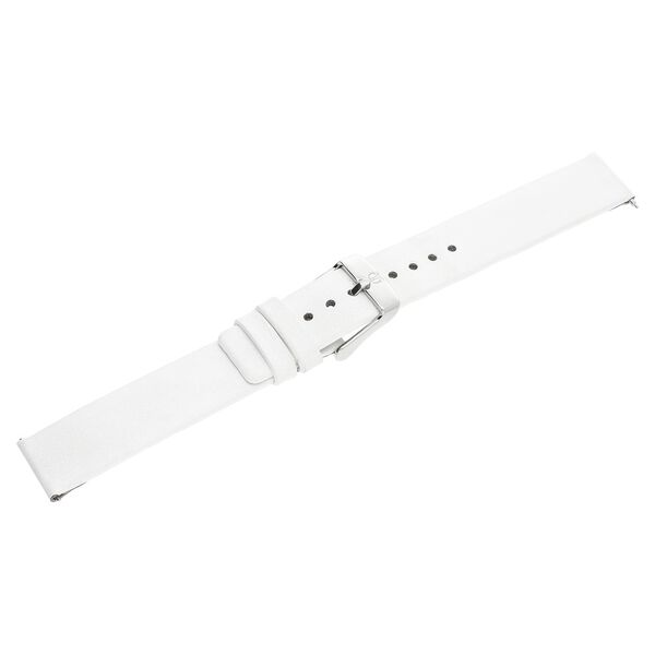 14 mm White Genuine Leather Strap for Women - image number 3