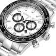 Cerruti 1881 Quartz Chronograph White Dial Stainless Steel Strap Watch for Men - image number 3
