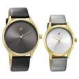 Fastrack Mixmatched Couple Watches with Grey and Silver Dial - image number 0