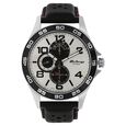 Titan Quartz Analog with Day and Date Black Dial Stainless Steel Strap Watch for Men