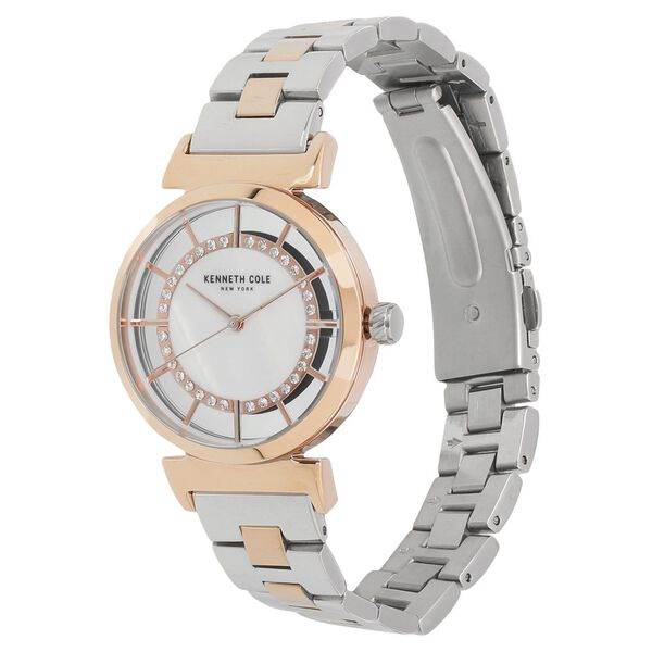Kenneth Cole Quartz Analog Mother of Pearl Dial Stainless Steel Strap Watch for Women - image number 1