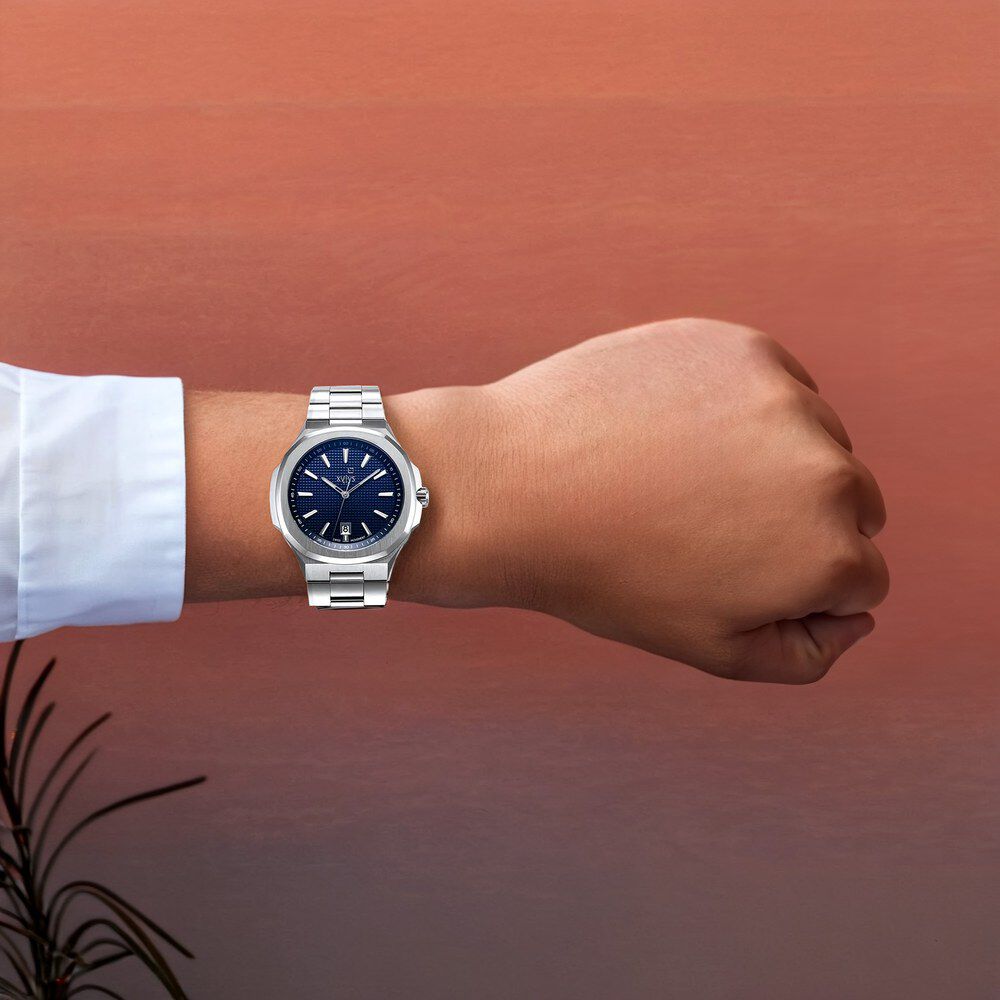 Buy Online Xylys Integra Swiss Analog Stainless Steel Blue Dial