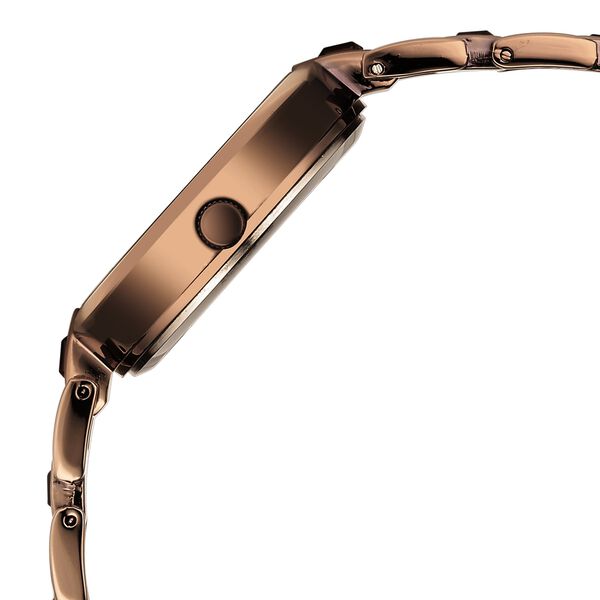 Vyb Manifester By Fastrack Quartz Analog Brown Dial Brown Metal Strap Watch For Girls - image number 5