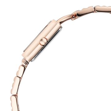 Titan Metro Quartz Analog Green Dial Stainless Steel Strap Watch For Women