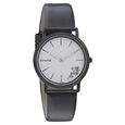 Sonata Silver Lining Black Dial Women Watch With Leather Strap