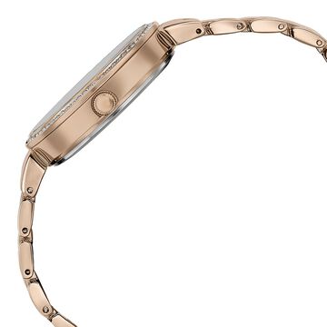 Sonata Poze Quartz Analog Pink Dial Metal Strap Watch for Women