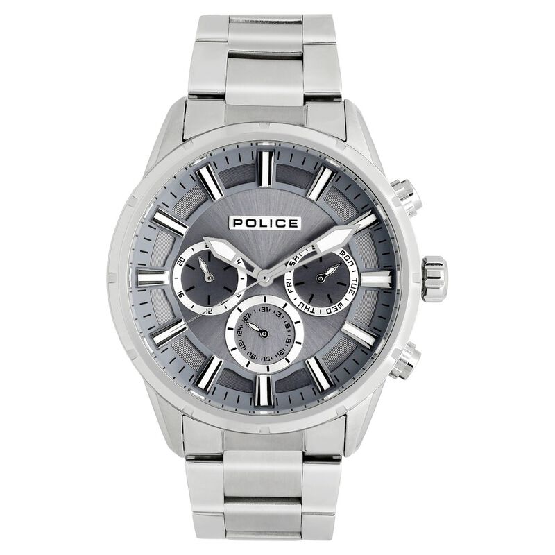 Police Quartz Multifunction Silver Dial Watch for Men - image number 0