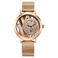 Titan Purple Abstract Quartz Analog Rose Gold Stainless Steel Strap for Women - image number 0