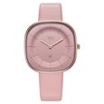 Fastrack Vyb Successor Quartz Analog Pink Dial Leather Strap Watch For Girls - image number 1