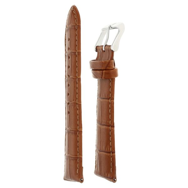 22 mm Tan Genuine Leather Strap for Men - image number 2
