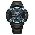 Fastrack StreetStyle Quartz Digital Black And Green Dial Black PU Strap Unisex Watch
