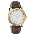 Xylys Swiss Analog Brown Leather Strap and Black Dial Watch For Men