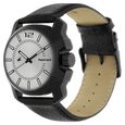 Fastrack Quartz Analog Silver Dial Leather Strap Watch for Guys - image number 2