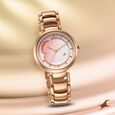 Fastrack Uptown Retreat Quartz Analog Blue Dial Metal Strap Watch for Girls